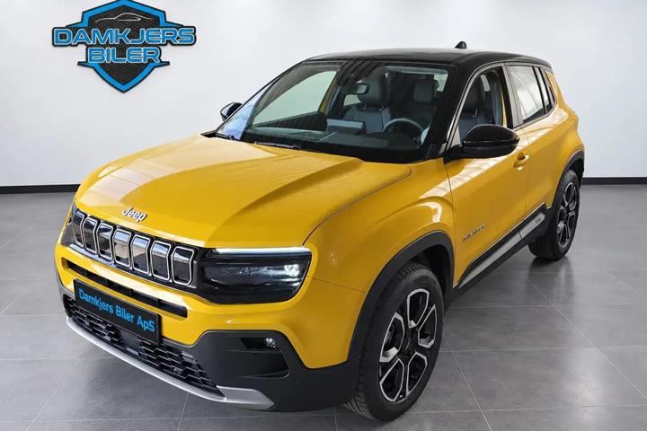 Gul Jeep Avenger fra 2023