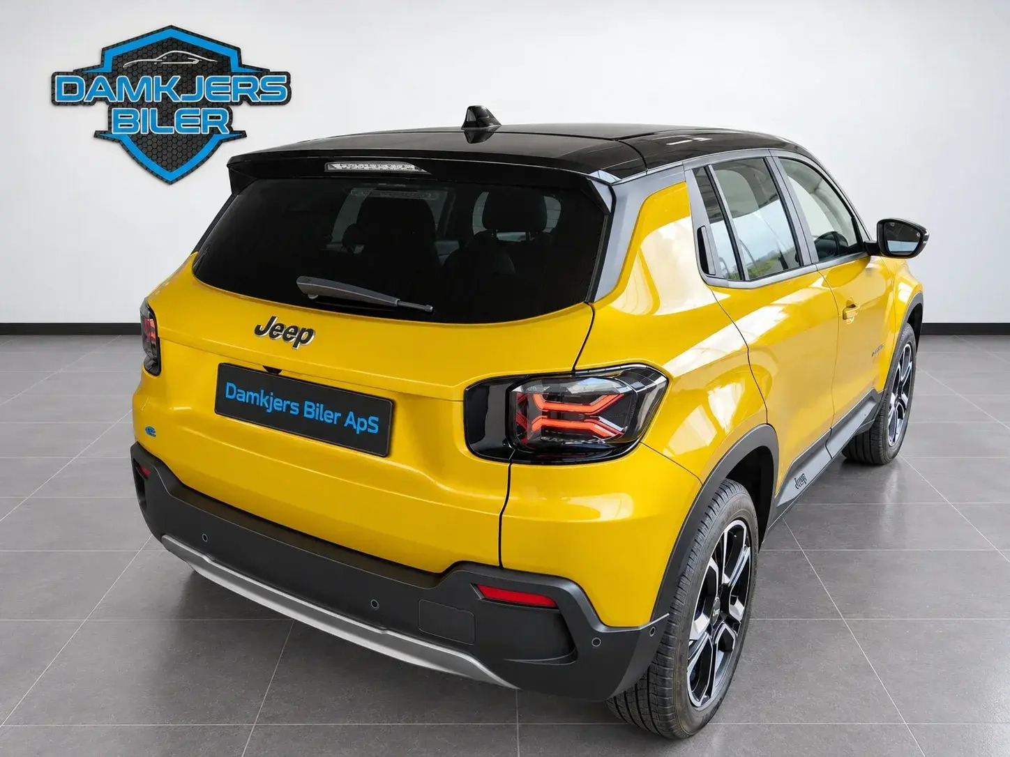 Gul Jeep Avenger fra 2023