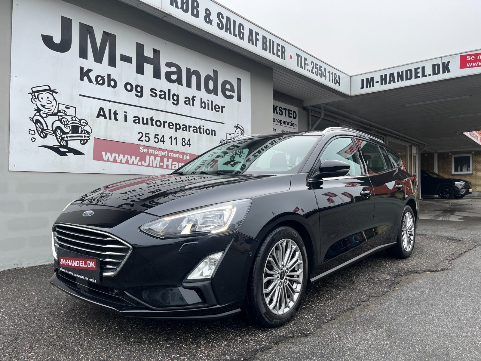 Sort Ford Focus fra 2020