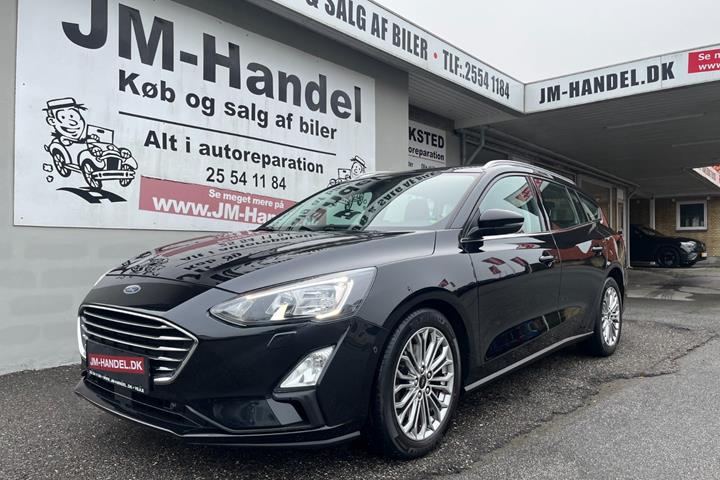 Sort Ford Focus fra 2020