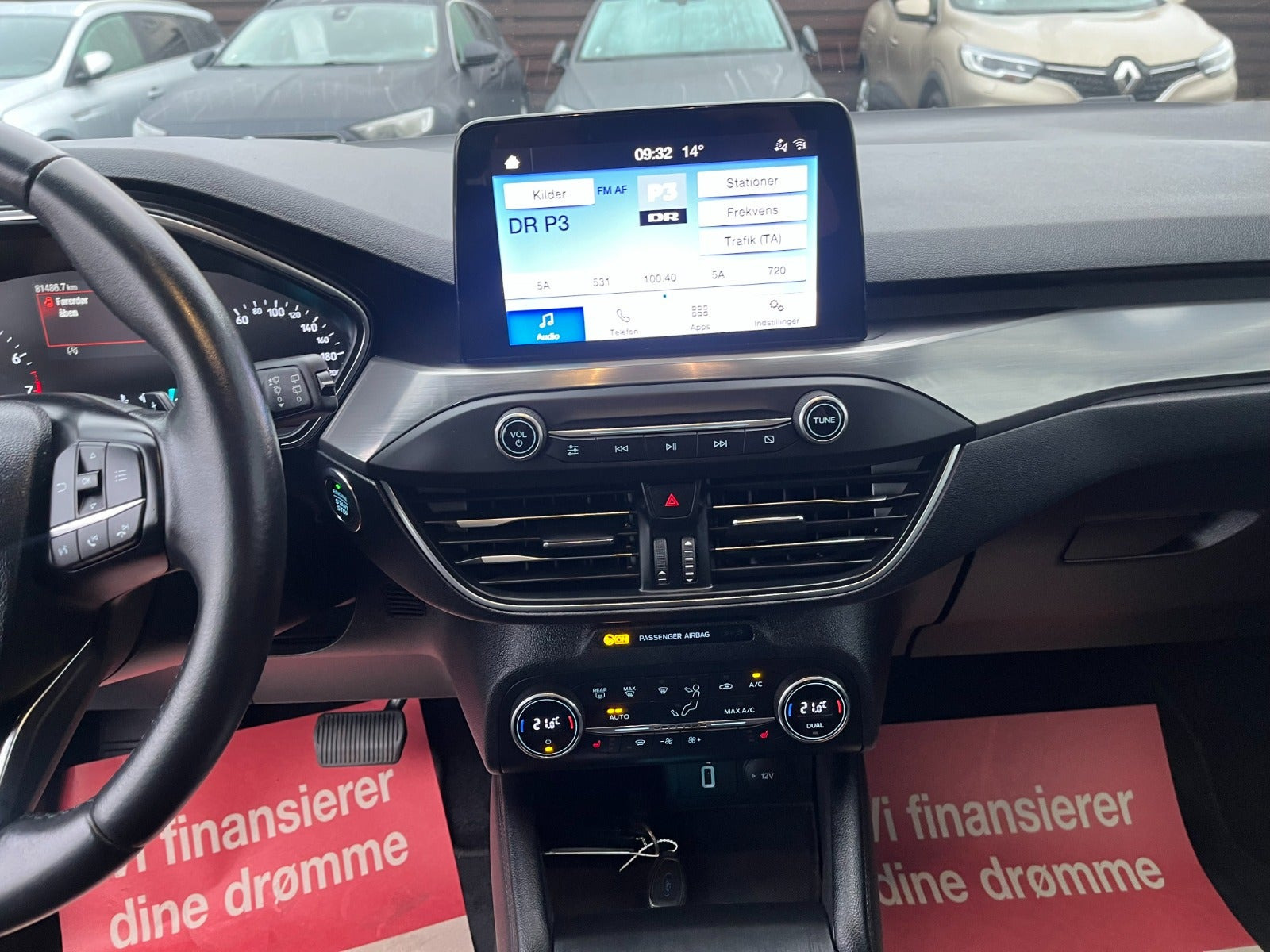 Sort Ford Focus fra 2020