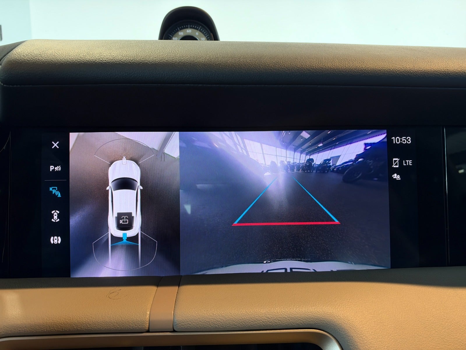 Grå Porsche Taycan 4S fra 2021