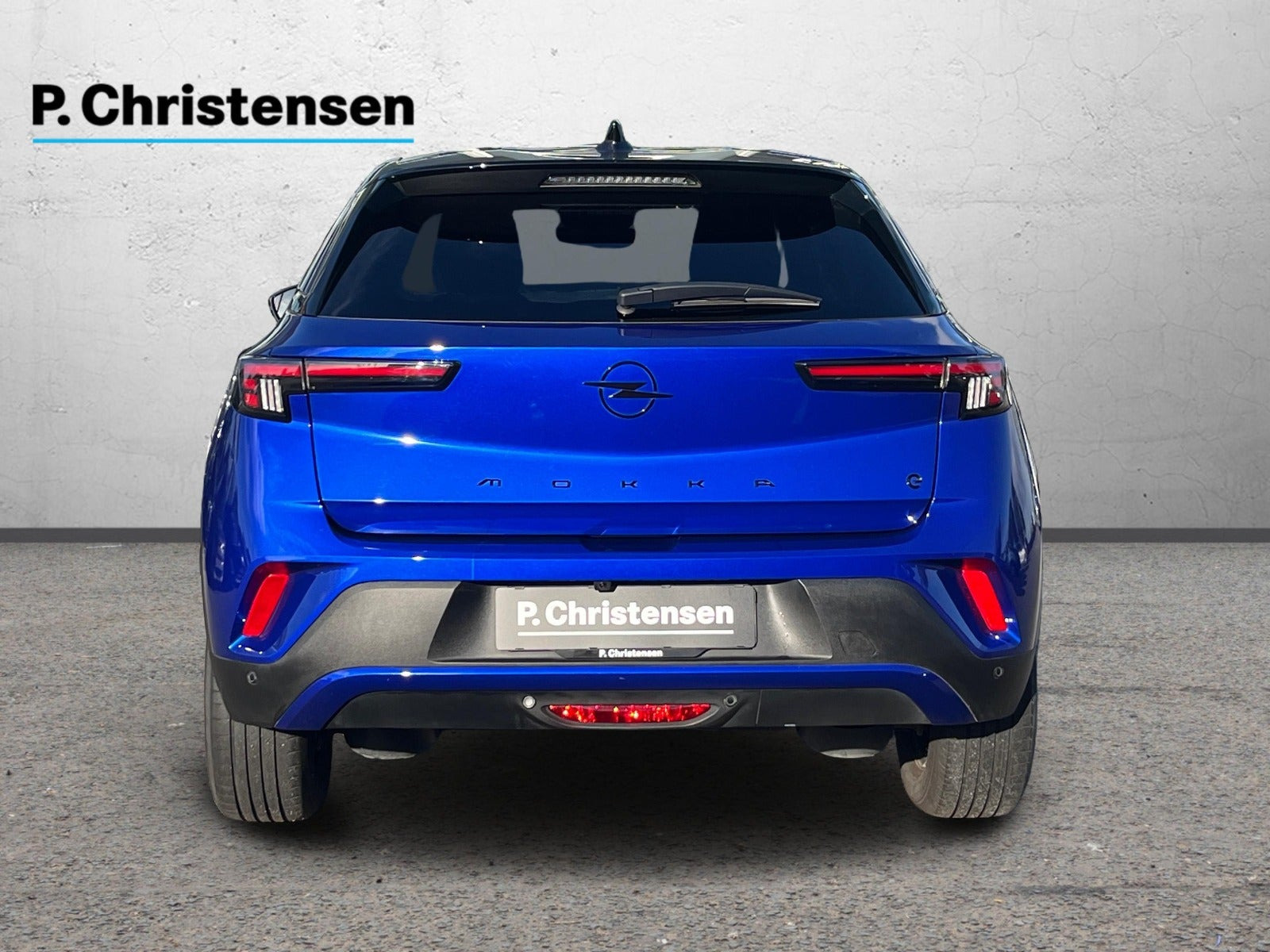 Blå Opel Mokka-e fra 2025