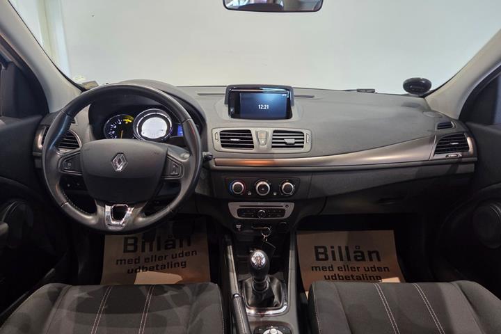 Hvid Renault Megane III fra 2014