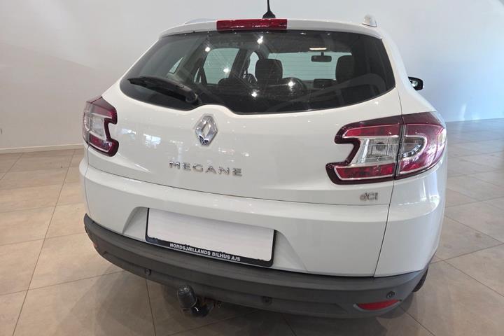 Hvid Renault Megane III fra 2014