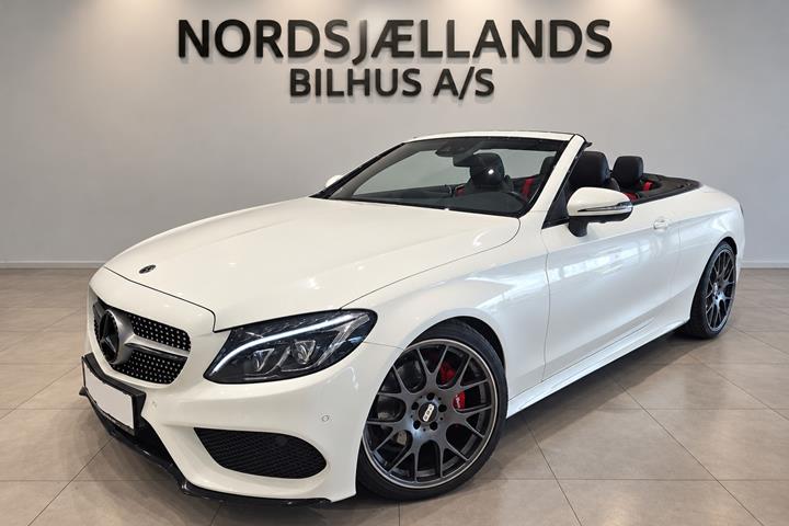 Hvid Mercedes C200 fra 2017