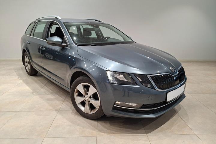 Grå Skoda Octavia fra 2019
