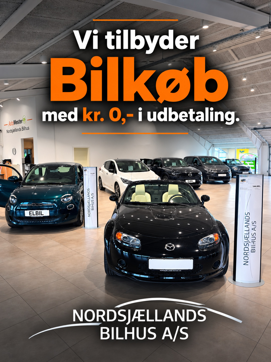 Sort VW Polo fra 2016