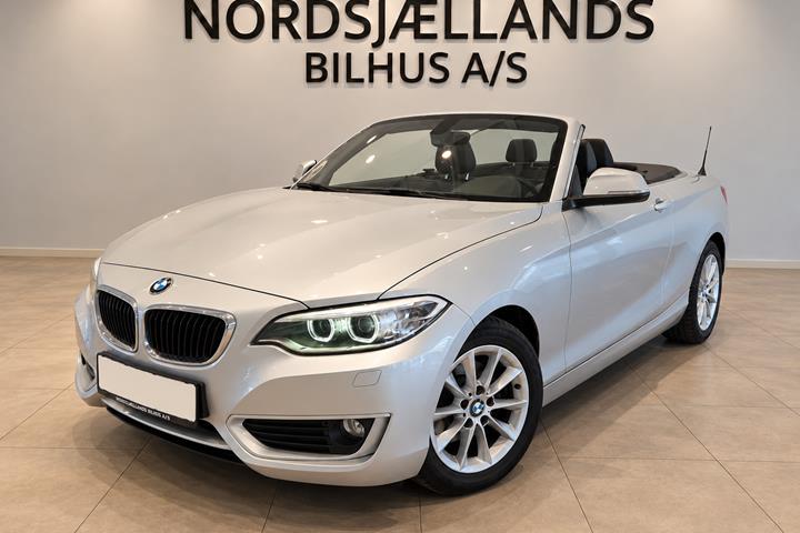 Sølv BMW 220i fra 2015