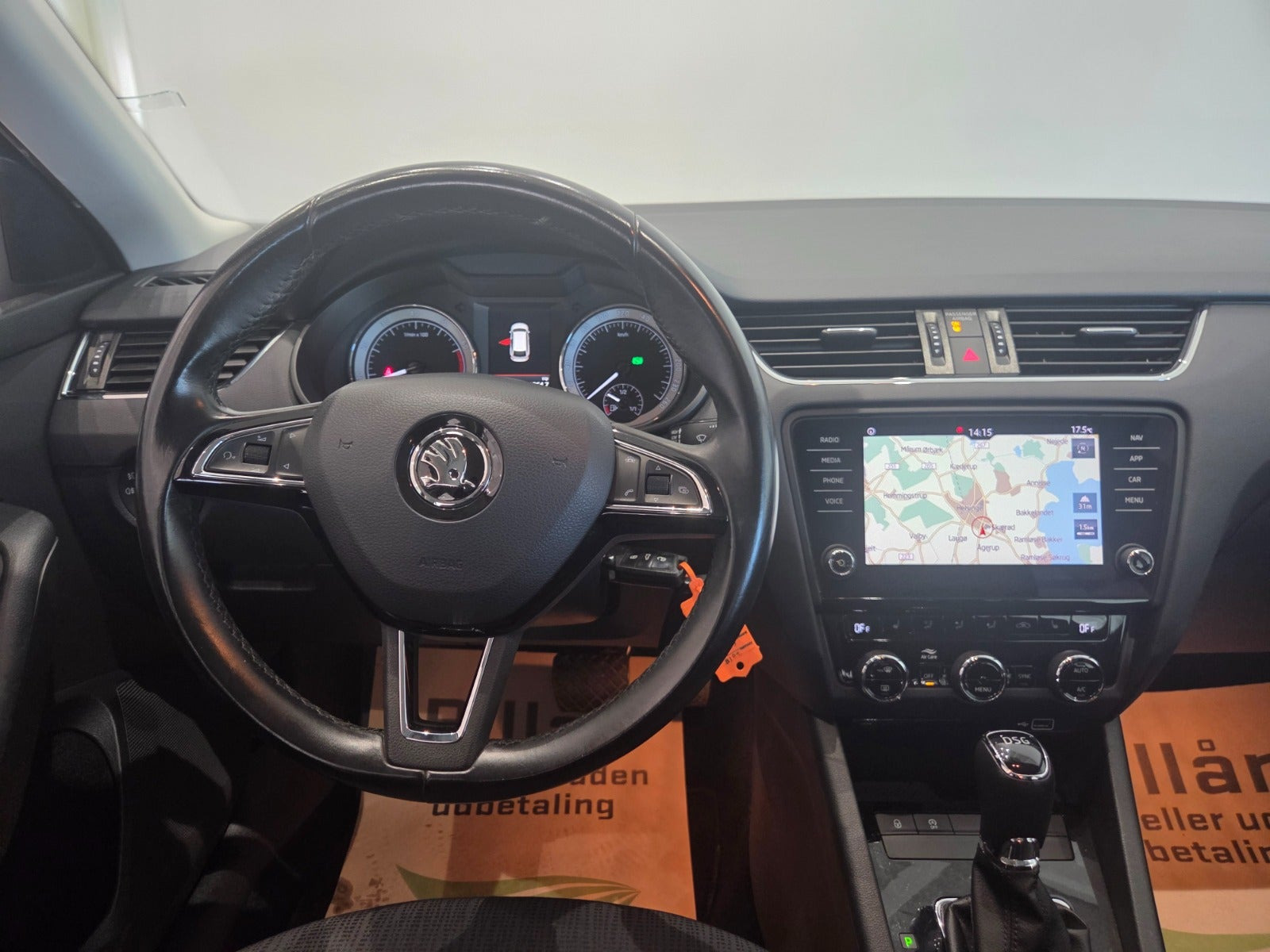 Sort Skoda Octavia fra 2018
