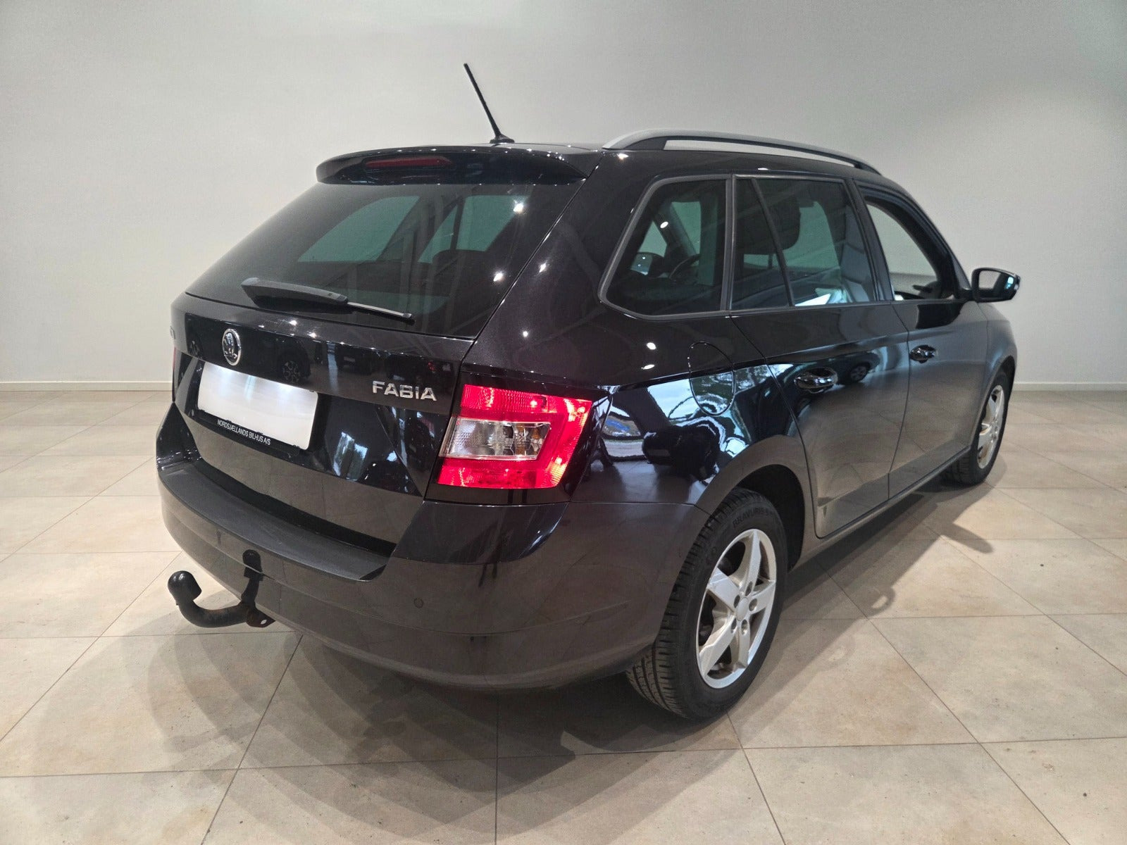 Sort Skoda Fabia fra 2018