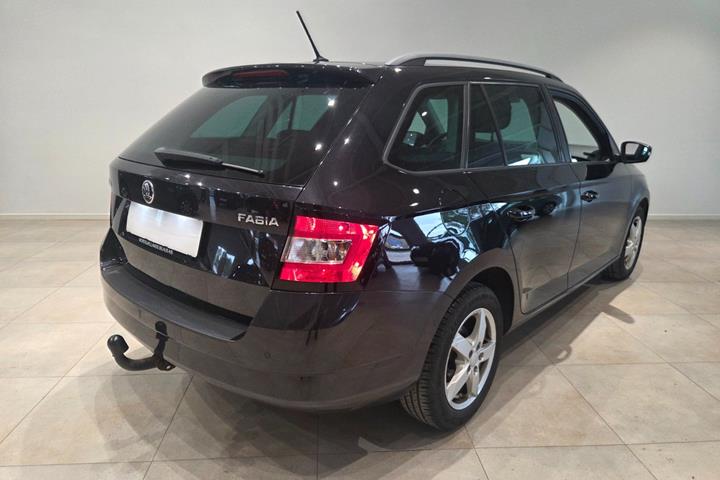 Sort Skoda Fabia fra 2018