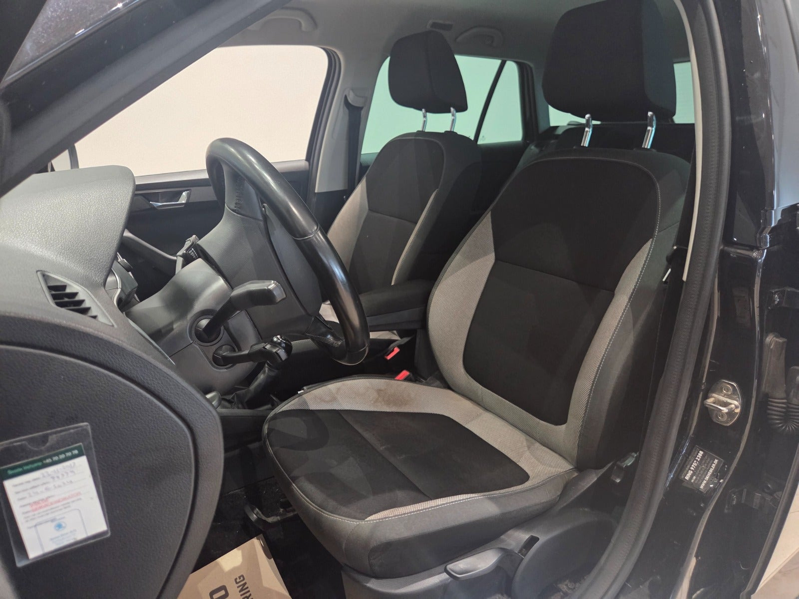 Sort Skoda Fabia fra 2018