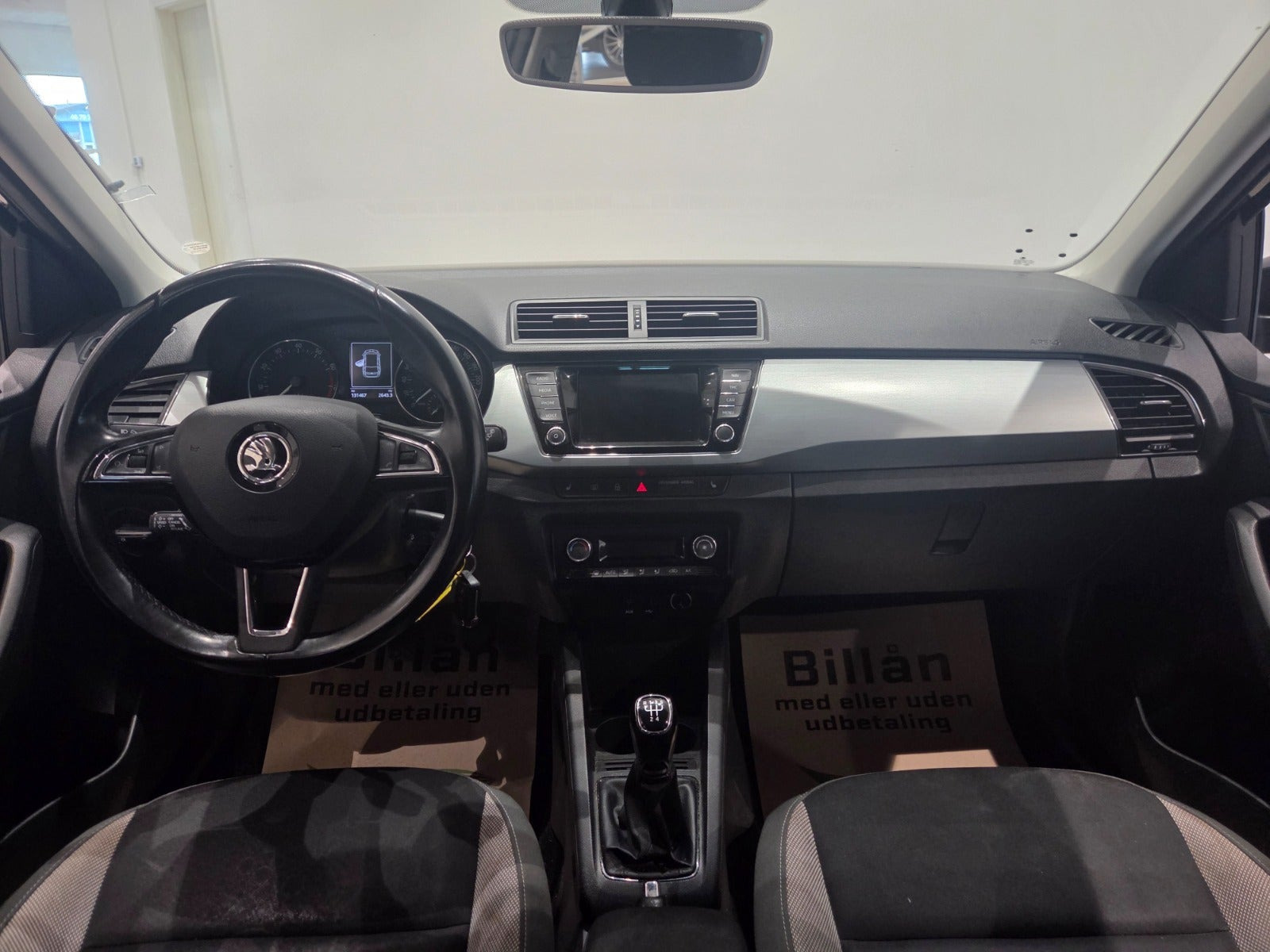 Sort Skoda Fabia fra 2018