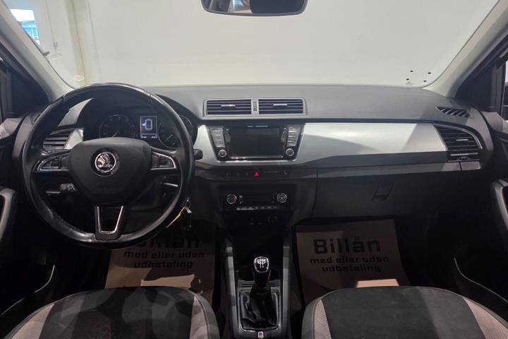 Sort Skoda Fabia fra 2018