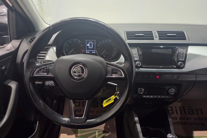 Sort Skoda Fabia fra 2018