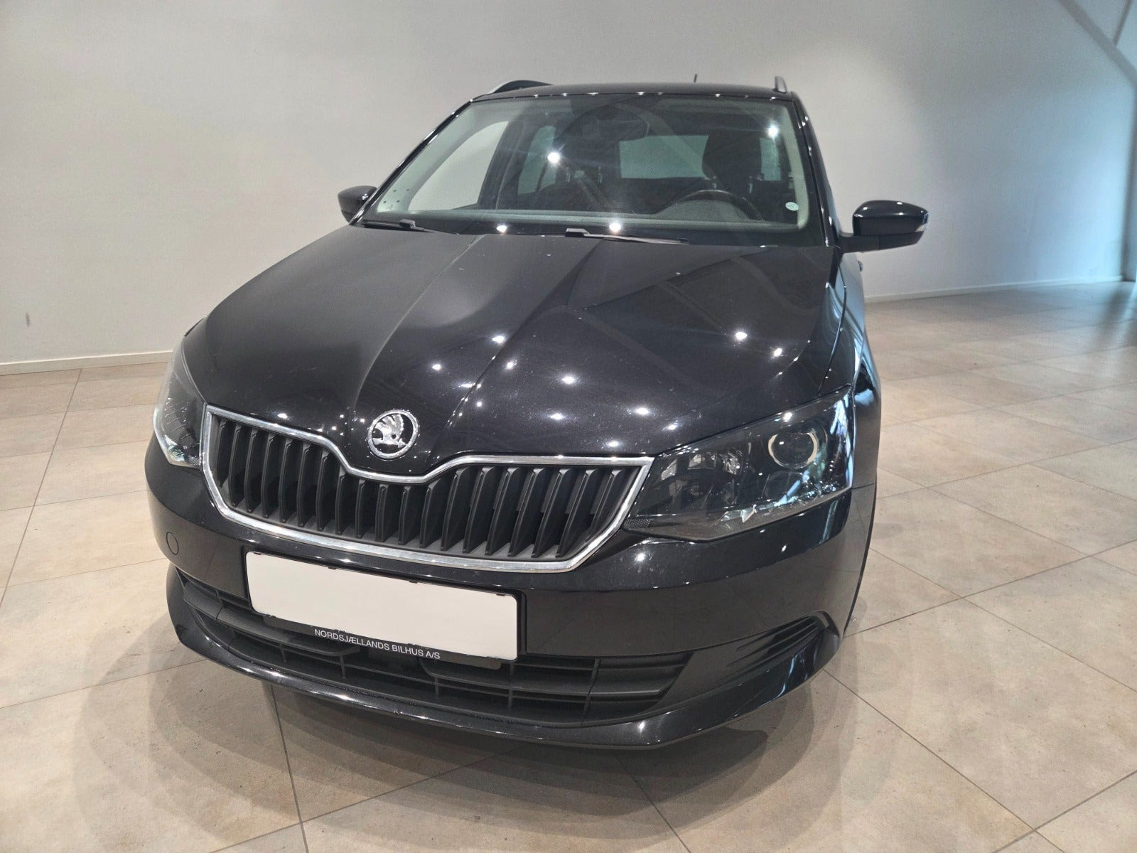 Sort Skoda Fabia fra 2018