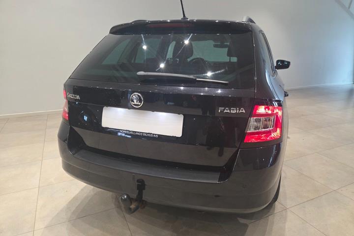 Sort Skoda Fabia fra 2018