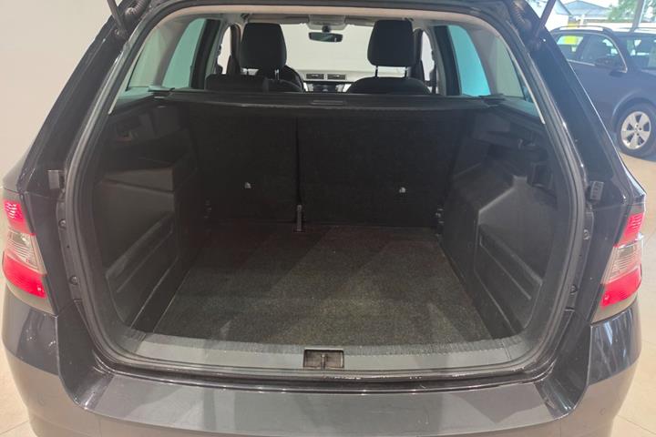 Sort Skoda Fabia fra 2018