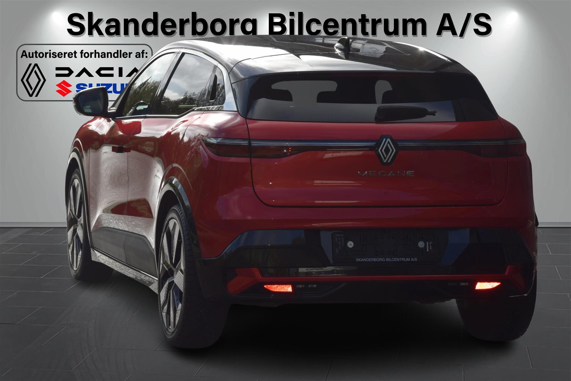 Rød Renault Mégane fra 2023