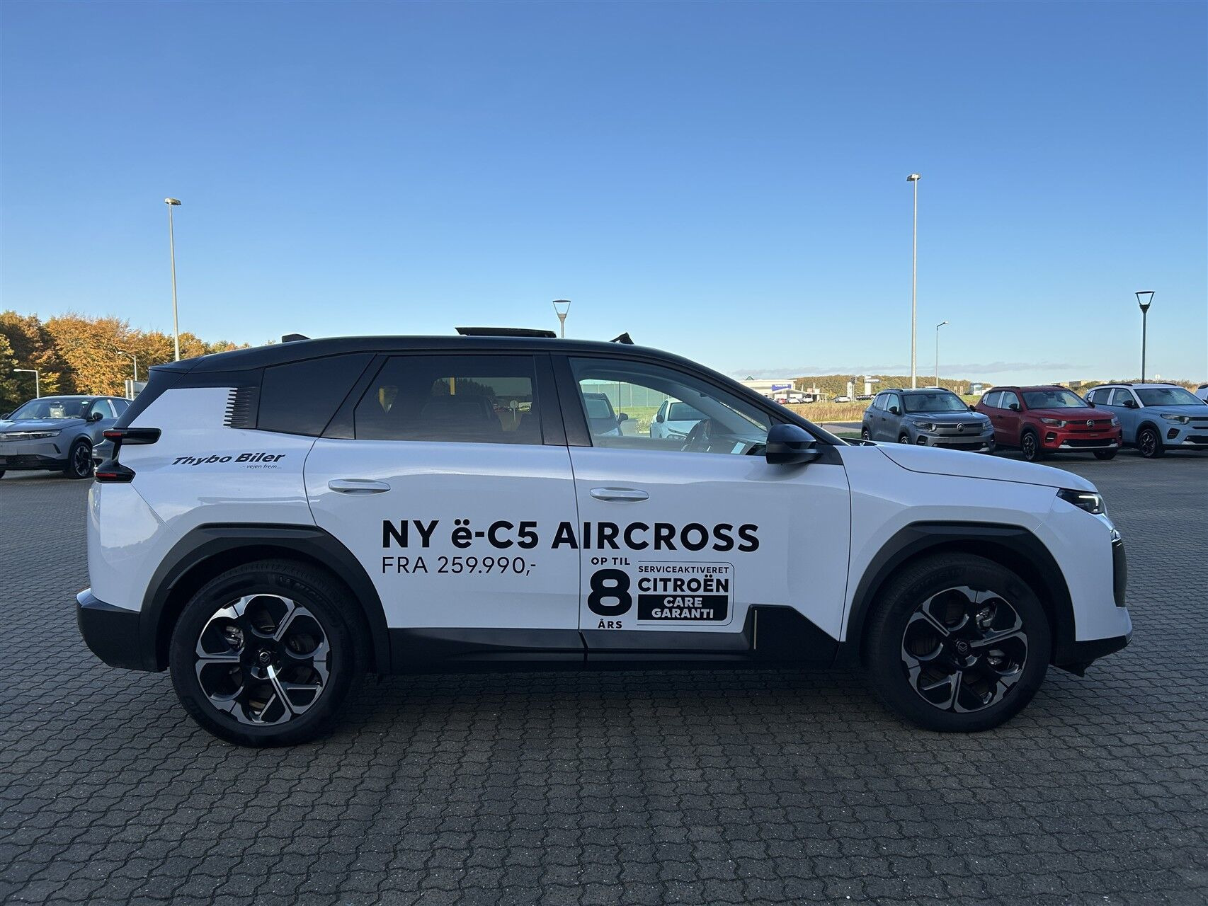 Hvid Citroën ë-C5 Aircross fra 2026
