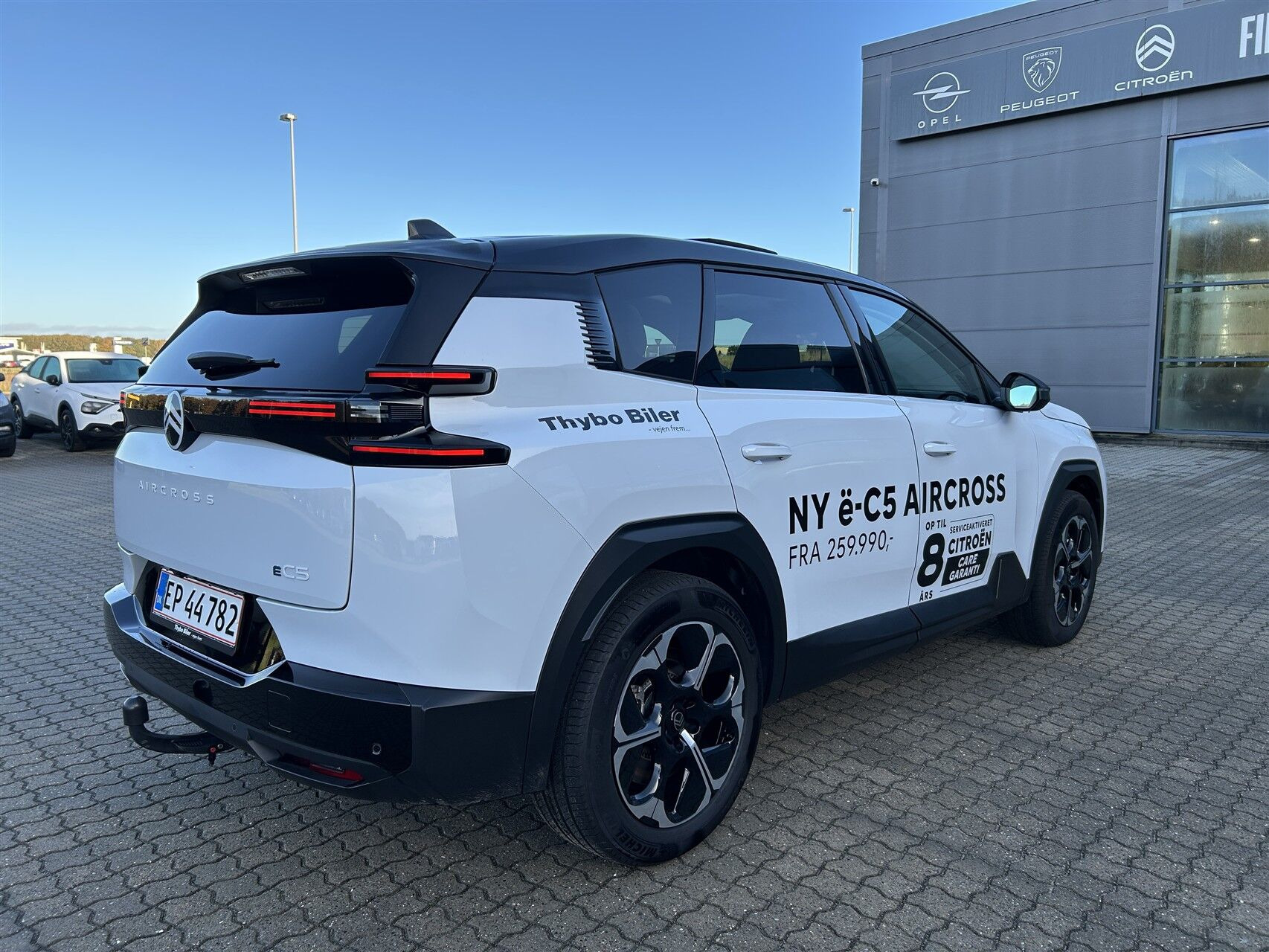 Hvid Citroën ë-C5 Aircross fra 2026