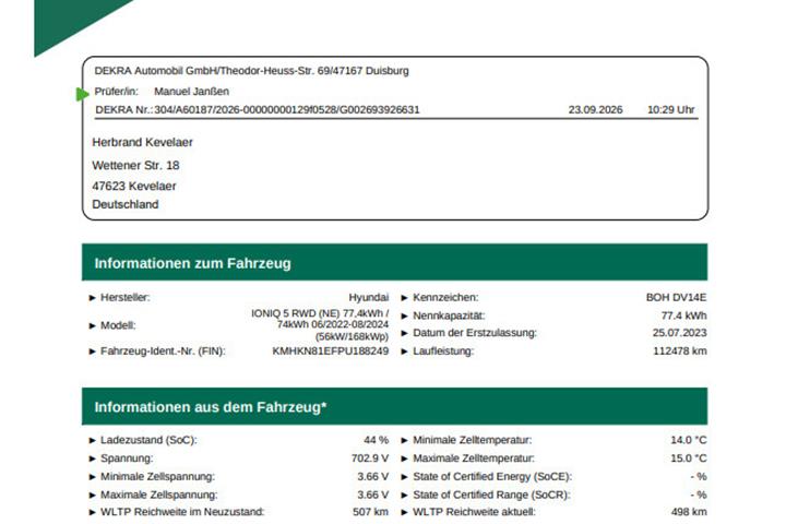 Hvid Hyundai Ioniq 5 fra 2023