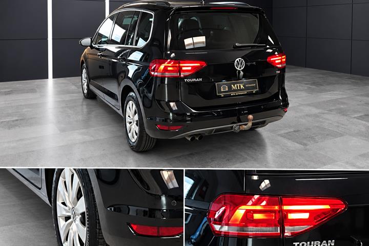 Sort VW Touran fra 2018