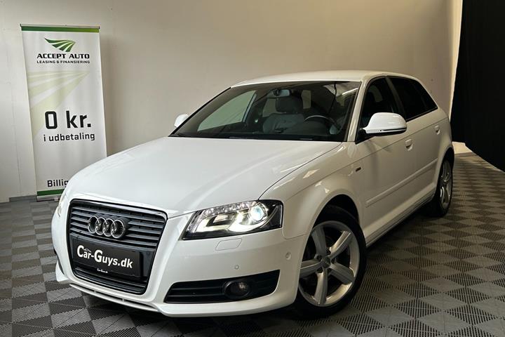 Sort Audi A3 fra 2009