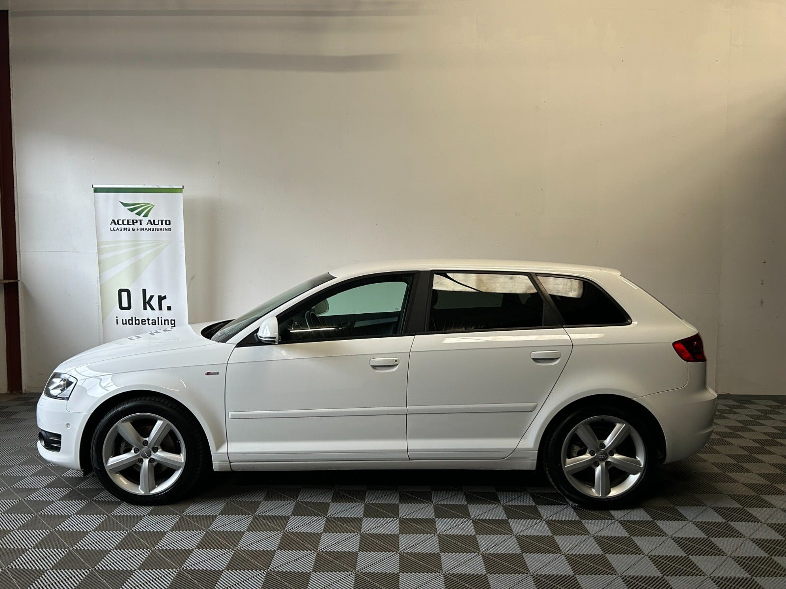 Sort Audi A3 fra 2009
