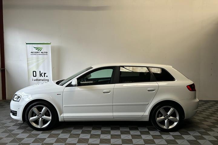 Sort Audi A3 fra 2009