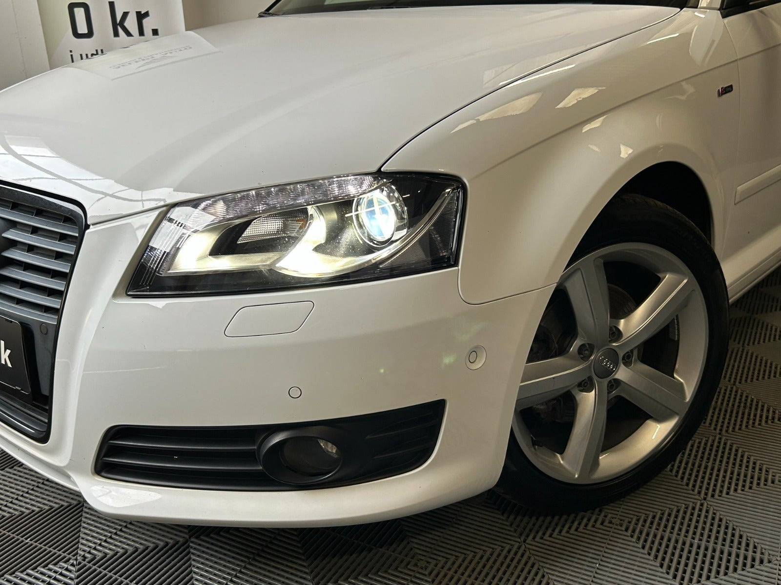 Sort Audi A3 fra 2009