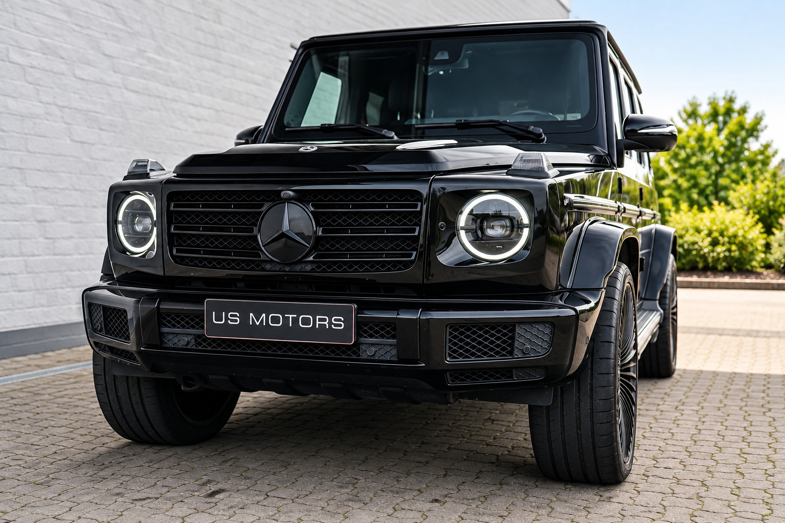 Sort Mercedes G500 fra 2019