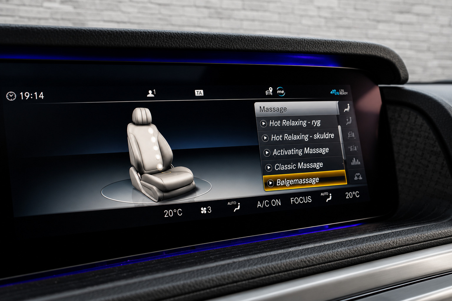 Sort Mercedes G500 fra 2019