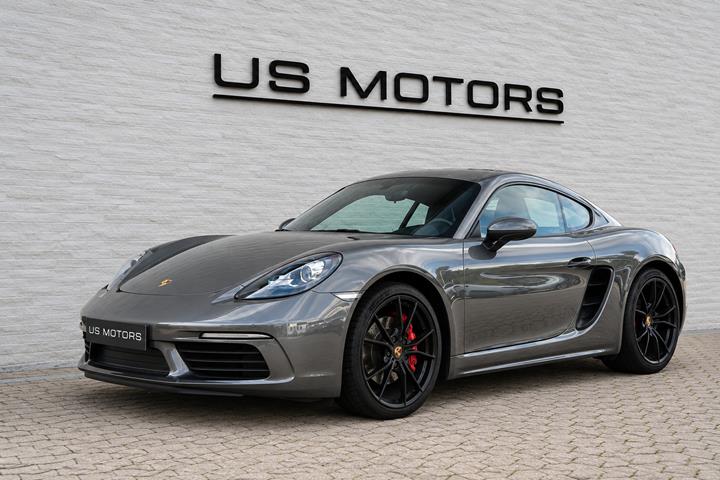 Grå Porsche 718 Cayman S fra 2020