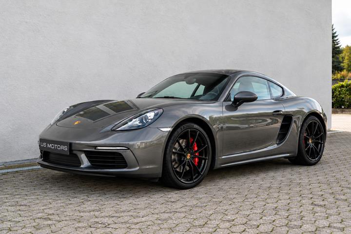 Grå Porsche 718 Cayman S fra 2020