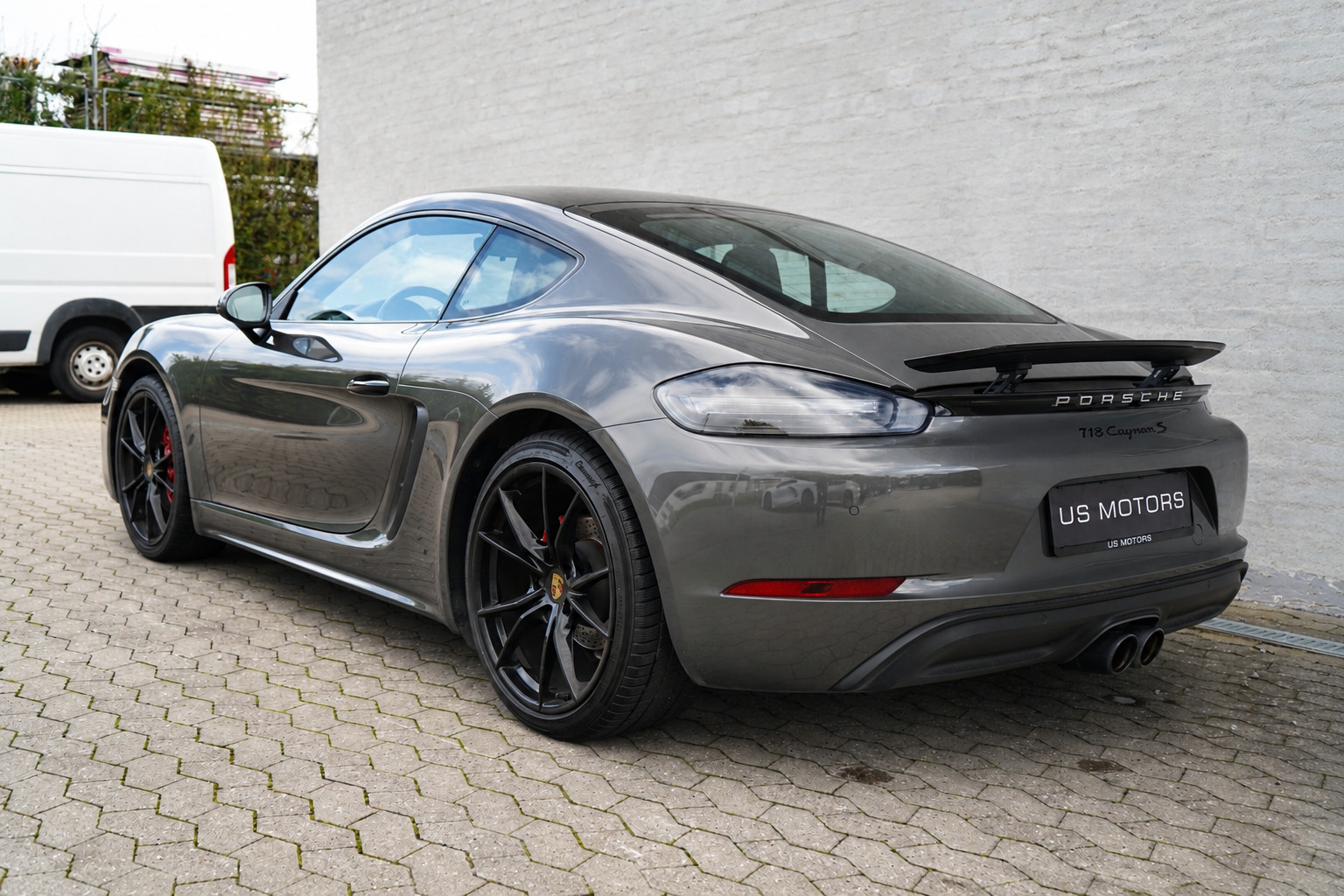 Grå Porsche 718 Cayman S fra 2020