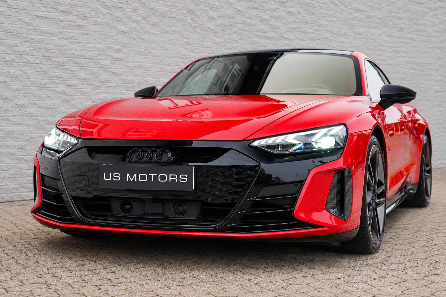 Rød Audi RS e-tron GT fra 2021