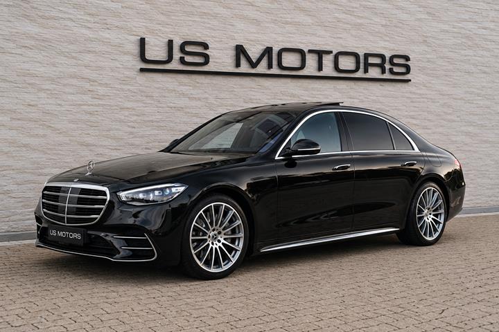 Sort Mercedes S580 e fra 2021