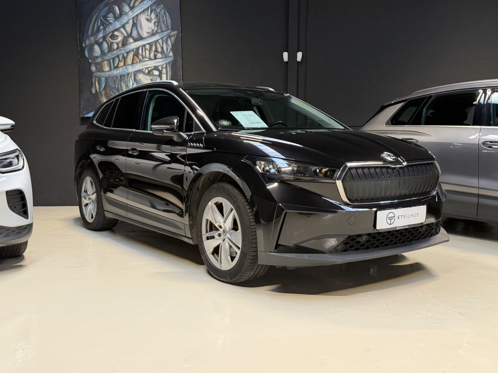 Sort Skoda Enyaq fra 2022