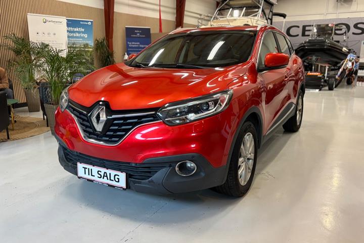 Rød Renault Kadjar fra 2017