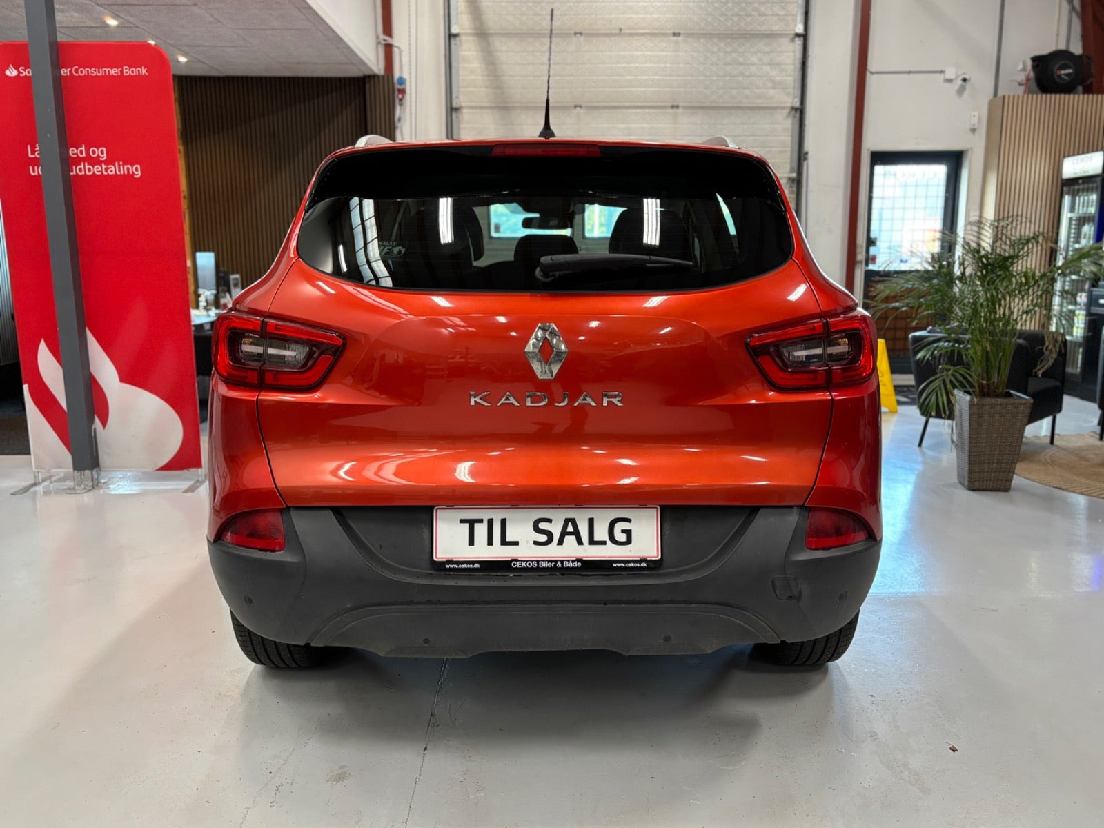Rød Renault Kadjar fra 2017