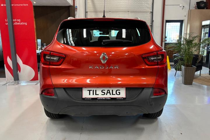 Rød Renault Kadjar fra 2017
