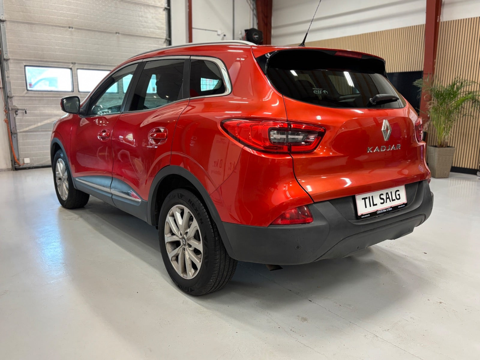 Rød Renault Kadjar fra 2017