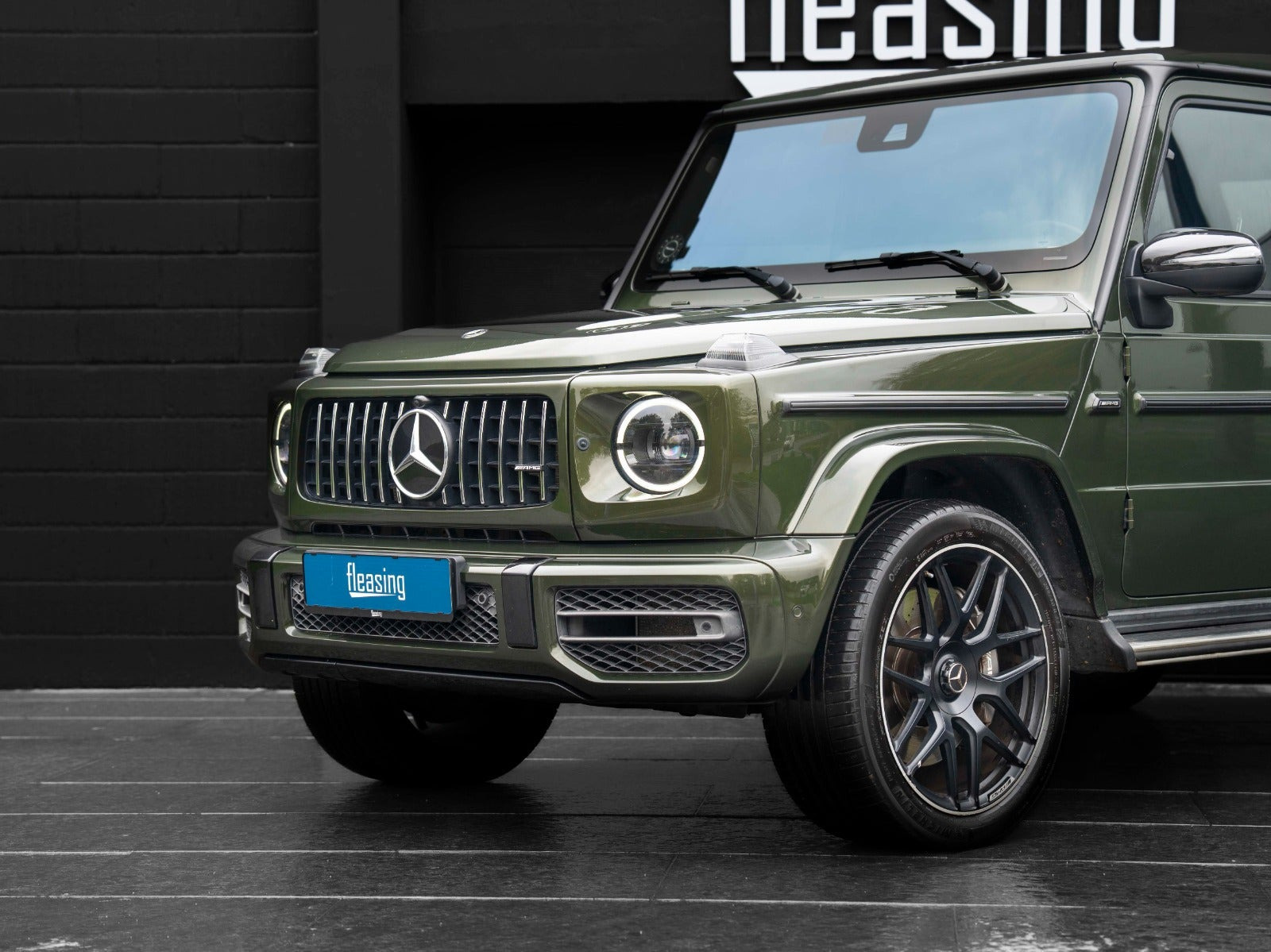 Grøn Mercedes G63 fra 2018