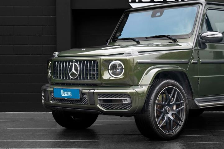 Grøn Mercedes G63 fra 2018