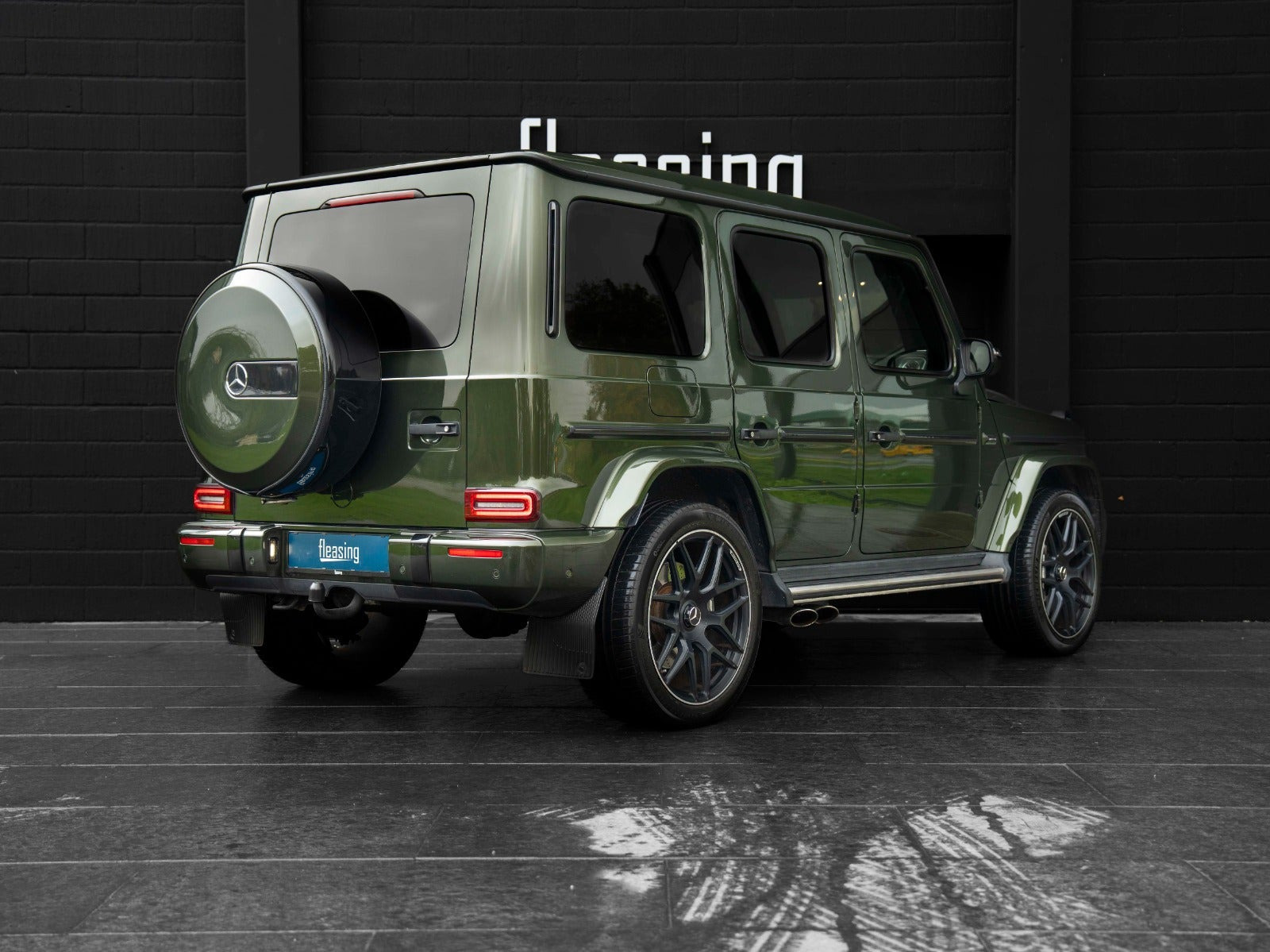 Grøn Mercedes G63 fra 2018