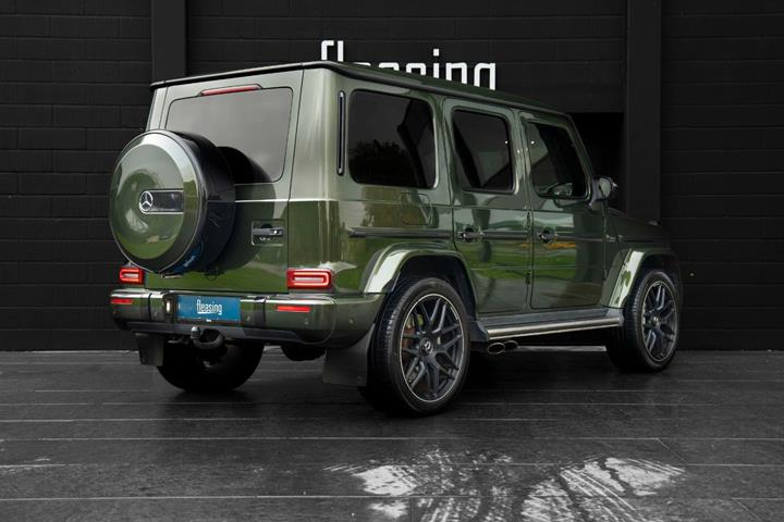 Grøn Mercedes G63 fra 2018