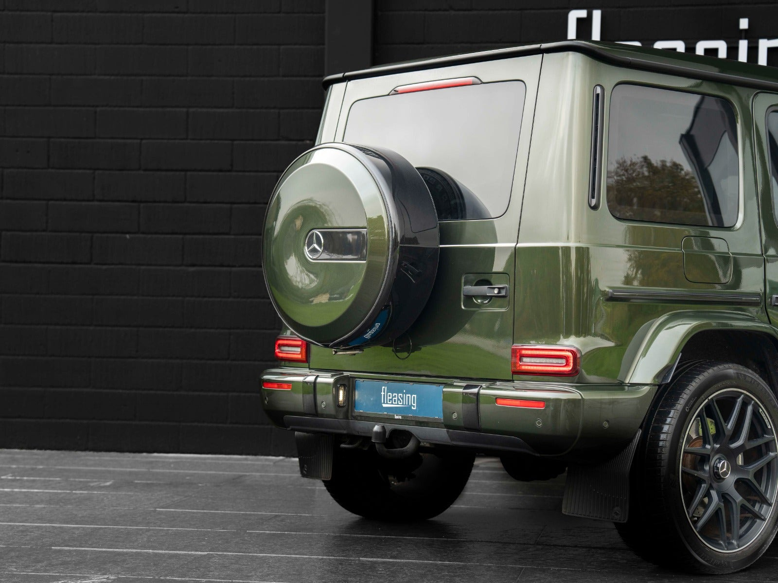 Grøn Mercedes G63 fra 2018
