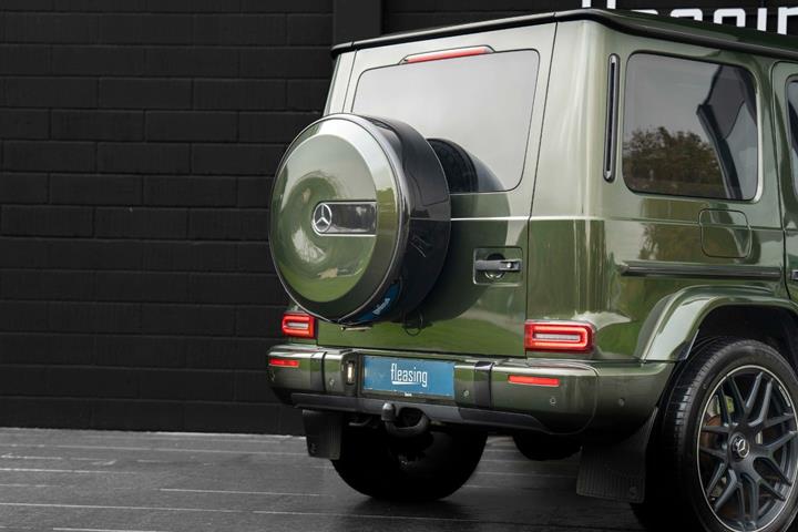 Grøn Mercedes G63 fra 2018